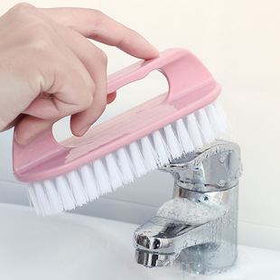 Shoe Brush Hard Hair Shoe Washing Plastic Brush Household Multi-Hand Holding Hand Cleaning Brush Laundry Brush with Handle Bathroom Brush