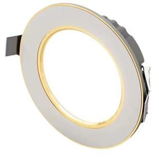 Downlight 7.5cm hole ultra-thin ultra-bright three-color dimming hole lamp spotlight hole lamp embedded bull's eye lamp simple lamp
