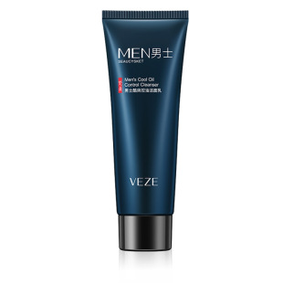 Fanzhen Men's Cool Oil Control Cleanser Deep Cleansing and Refreshing Water Shrinking Pores Men's Facial Cleanser