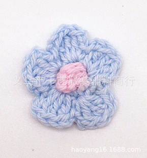 Supply 2.8cm hand hook flower/hand crochet flower/hand hook small accessories