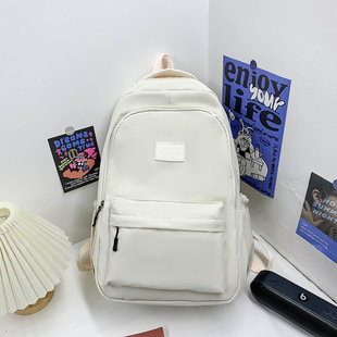 Backpack 2025 New Student Backpack Korean Simple Internet Celebrant Hot High-value Commuter Large Capacity Schoolbag
