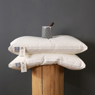 Maternal and infant class A high-end luxury cotton hotel pillow neck pillow cotton high pillow does not collapse manufacturers wholesale