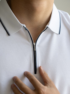 7A Anti-bacterial Cool-feeling Lel Short-sleeved Polo Shirt Men's 2025 Summer Contrast Stitching Business Commuter T-shirt Top