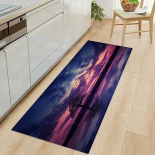 Kitchen long Starry Sky mat cross-border supply wish Amazon ebay in stock door mat carpet foot mat