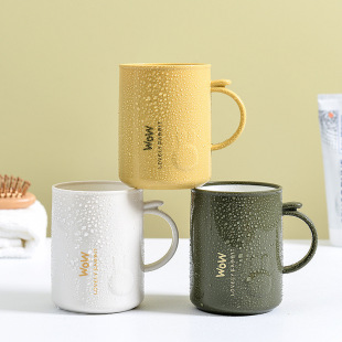 Creative Home Student Cartoon Cute 3D Rabbit Cup Fashion Simple and Practical Portable Gargle Toothbrush Cup
