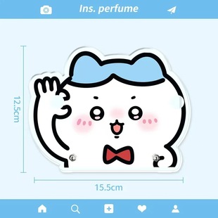 Little Red Book Same-style Sanrio Kt Cat Pacha Dog Glasses Storage Rack Cute High-value Acrylic Desktop Ornaments