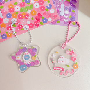 20-piece Children's journal goo card stickers suit cartoon cute diary album Journal material decorative stickers