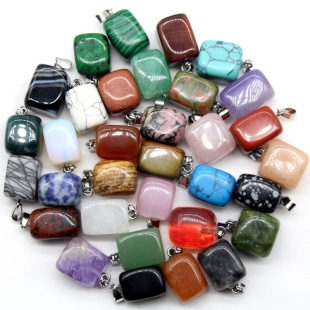 Unshaped natural stone pendant amethyst lapis lazuli agate pendant accessories manufacturers wholesale Amazon foreign trade hot