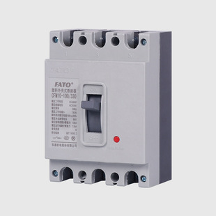FATO Huatong CFM10 Air Switch 100a Plastic Shell Circuit Breaker 63a Plastic Shell Air Switch 3p Three-phase 380V