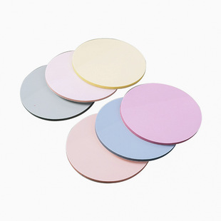Macaron цвет круглый маркет-наклейка цветной полупрозрачный липкий этикетка водонепроницаемый PET-индекс наклейки
