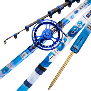 Mengbach fishing rod front fishing rod wave fighter galloping carbon Ultra Light super hard 19 adjustment three positioning hand Rod stream grain wheat