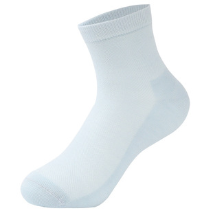 7 pairs children's socks summer thin mesh children's socks baby cotton socks children's solid color cotton socks deodorant sweat-absorbent breathable