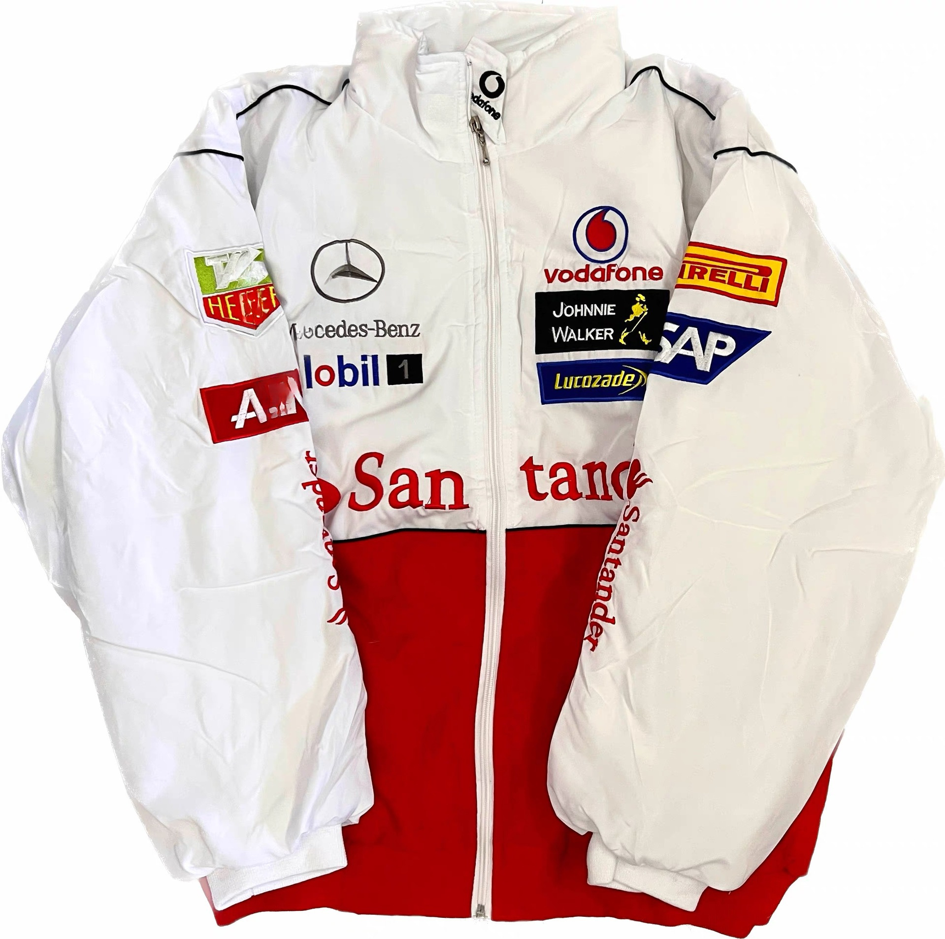 Transchegaraviy F1 kashta tikilgan poyga kostyumi "to'liq Ferrari" 26 yangi model seriyali velosiped kiyimi qishki kiyim uzun yengli yupqa kurtka