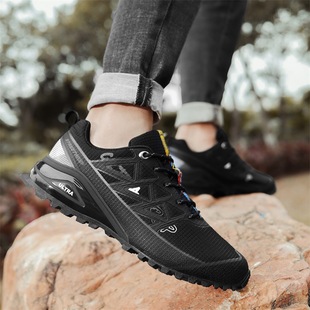 Cross-border large size men's shoes 2021 spring new low-top cross-country hiking shoes outdoor thick-soled wear-resistant sports running shoes