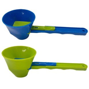 Cross-border Mess Free Measuring Funnel Creative Milk Powder Leak-proof Spoon Protein Powder Sliding Colander
