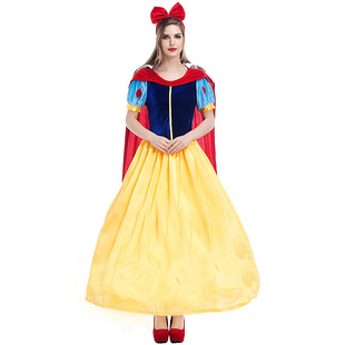 Halloween Costume Fairy Tale Queen Princess dress cosplay Prom Party Dress Hostess Costume