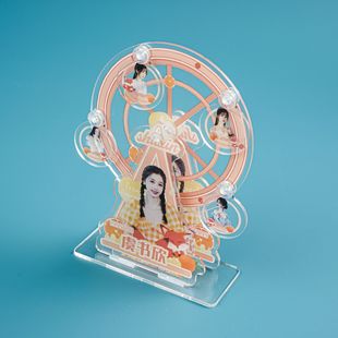 Креативная подставка для колес обозрения, мультяшная версия q, периферийная звезда, подставка для гуманоидов, акриловый стаканный шейкер, оптовая продажа