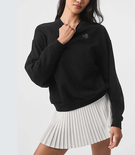 2024alo Autumn New Couple Sweat Loose American Retro Fashion All-match Round Neck High-end Women's Suit