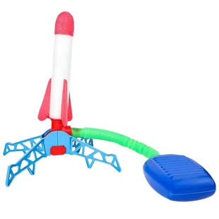 Flying Rocket Launcher Foot Stepping Rocket Foot Stepping Toys Luminous Flying Rocket Foot Stepping Toys for Children