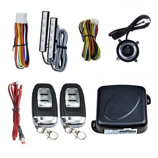 Foreign trade C6 models: car one-click start ignition remote + Remote Control + keyless entry system + mobile phone control