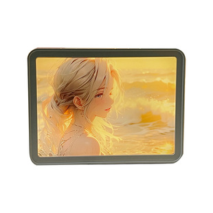 Mirror light painting can be customized USB charging bedside bedroom dormitory night light gift birthday gift