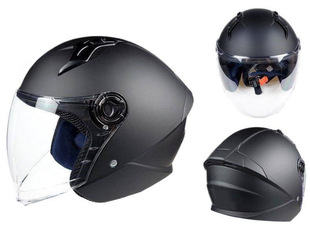 Suitable for Electric Motorcycle Helmet Men's Winter Warm Windproof Battery Car Women's Four Seasons Use Hood Half Helmet