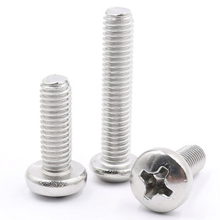 Galvanized cross round head screw machine teeth screw pan head bolt flat tail head machine wire screw M3M4M5M6M8