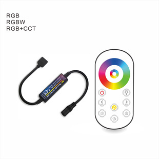Ультра-тонкий полный сенсорный RF беспроводной RGBW полноцветный контроллер световой полосы DC5V 12V 24V контроллер светодиодной ленты