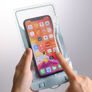PVC mobile phone waterproof bag cartoon transparent touch screen outdoor beach diving swimming mobile phone case mobile phone waterproof bag