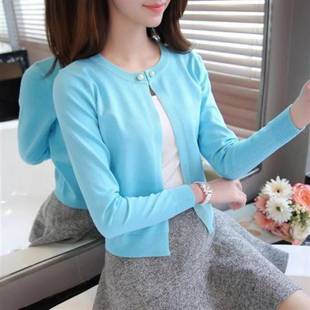 Women's Online Celebrity Knitwear Women's Cardigan Autumn 2021 New Short Sweater Coat Loose Shawl External Air Conditioning