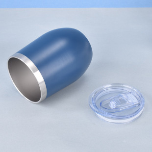 Cross-border hot selling mini stainless steel vacuum cup double-layer vacuum Milk Cup outdoor portable small car eggshell Cup