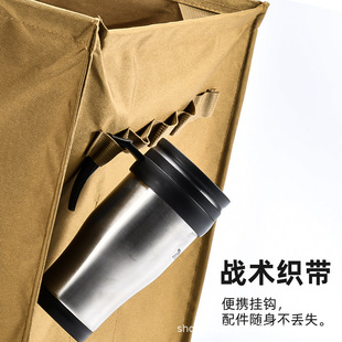 Small Triangle Outdoor Products Foldable Trash Bin Multi-functional Portable Camping Equipment Sundries Picnic Storage Bag