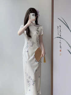 Cheongsam улучшенная молодая девушка 2025 новый китайский стиль высокого класса дикое платье можно носить летом