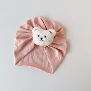 South Korea baby hat 0-6 month autumn cotton baby boys and girls autumn and winter a baby hat 0-1 year old autumn