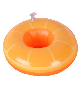 pvc inflatable cup holder unicorn pineapple watermelon coconut tree duckling swan cup holder floating cup holder water supplies
