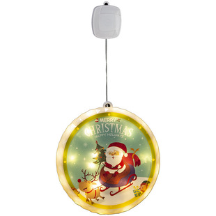 Factory direct sale of cross-border new Christmas lights led string lights painted hanging lights room shop window decoration lights