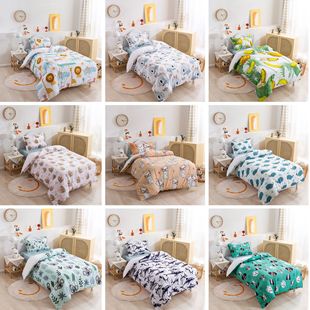 Nantong Shenglei Foreign Trade Children's Cross-border Home Textile Quilt Cover Three-piece Set Four-piece Set Bedding