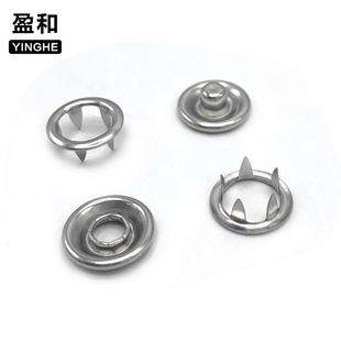 Factory wholesale spot stainless steel iron hollow five-claw buckle baby anti-light buckle baby clothes climbing buckle snap buckle