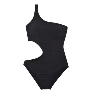 Sexy Triangle One-piece Swimsuit Women's One-shoulder European and American Style 2022 Fashion Foreign Trade New Factory Direct Batch Hot Spring Swimsuit