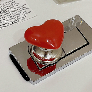 ✅ Love Toilet Press Button Cute Creative Universal Bathroom Water Tank Cover Flush Switch Assistive Device
