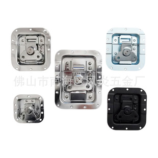 SOURCE manufacturer air box aluminum box toolbox hardware accessories framed butterfly lock edge pressing padlock spring lock