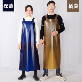 Thick beef tendon apron wear-resistant strong waterproof oil acid and alkali resistant soft non-hard Labor protection men and women Stone Factory tile