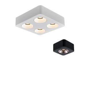 Mizia Smart ультратонкий светильник с светильником квадратной четырехголовкой cob Double Bells без основного освещения для гостиной