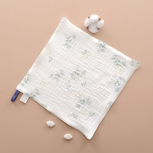 Soft small square towel newborn baby cotton super soft Class a 0-3 month face wash gauze children's special saliva towel