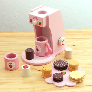 Girl's Birthday Gift Simulation Cake Young Children's Wooden Che Che Play House Kitchen Little Princess Wooden Toy