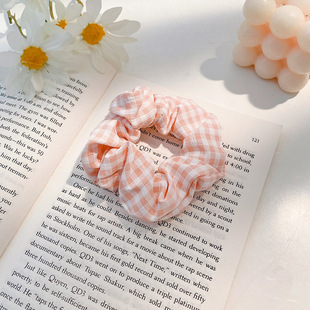 Feichang Head Rope Pig Bowel Hair Ring Women's Ins Cyber Celebrity Hair Tie Rubber Band Simple Elegant French Colon Ring Hair Accessories