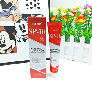 Customized cross-border probiotic sp-10 toothpaste whitening stain cleaning teeth fresh breath English toothpaste