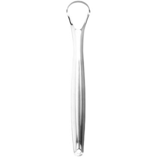 Stainless steel tongue scraper tongue coating double-sided cleaning tongue scraper to scrape off breath oral care tool tongue brush cleaner