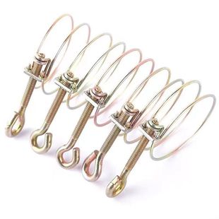Factory Handle Type Double Wire Throat Strap Wrench Iron Wire Card Galvanized Double Wire Clamp Agricultural Water Belt Irrigation