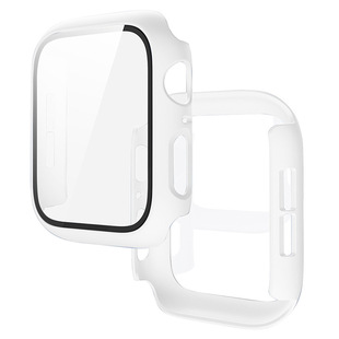For Apple Watch case iwatch 7/se/6/5/4321 protective case PC + toughened film integrated protective case